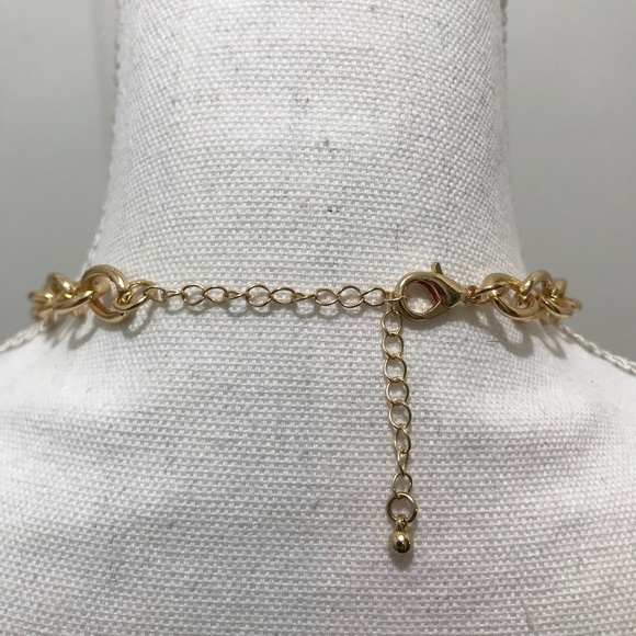 Jaclyn Smith Collection Gold Statement Necklace - Picture 3 of 5